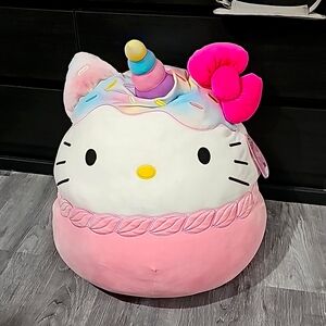 20" hellokitty squishmallows unicorn